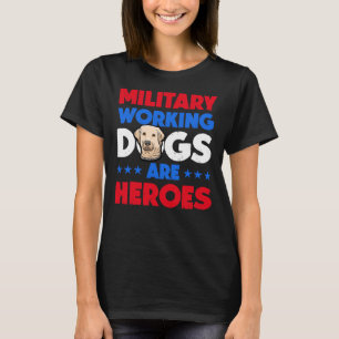 Camiseta Labrador recuperador de trabajo militar