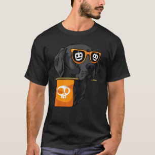 Camiseta Labrador recuperador en gafas de sol Lazy Hallowee