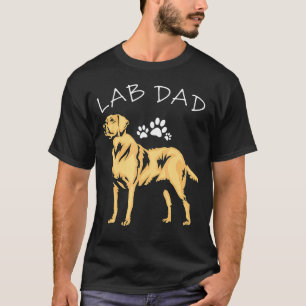 Camiseta Labrador recuperador Lab Dad perros animales padre