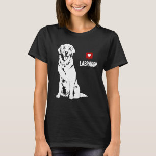 Camiseta Labrador Recuperador Laboratorio Hombres Mujeres P
