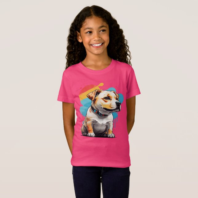 Camiseta Labrador recuperador: Labrador se maravilla (Anverso completo)