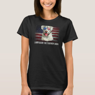 Camiseta Labrador Recuperador Mamá Perro Estadounidense Ban