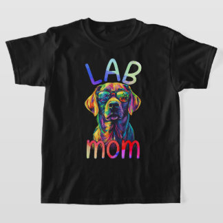 Camiseta Labrador Recuperador Mamá Pop Art Mujeres Labrador