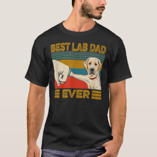 Camiseta Labrador Recuperador mejor papa de laboratorio jam