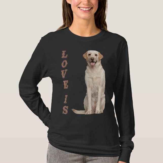 Camiseta Labrador Recuperador Mujeres Hombres Niños Laborat (Anverso)