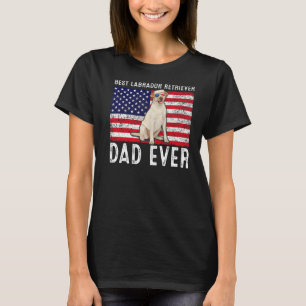 Camiseta Labrador Recuperador Papá Ee. Uu. Bandera American