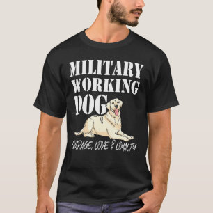Camiseta Labrador recuperador perro de trabajo militar vali