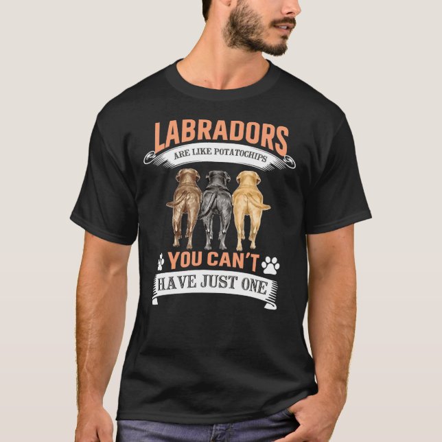 Camiseta Labrador Recuperador Perro Gracioso (Anverso)