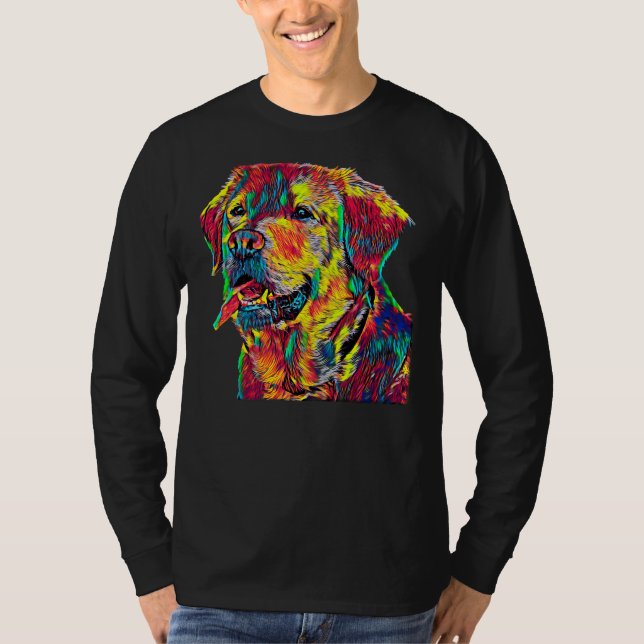 Camiseta Labrador Recuperador Perro Raza Mascota Rama F (Anverso)