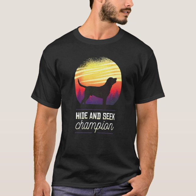 Camiseta Labrador recuperador perro retro 2 (Anverso)