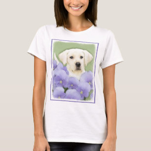 Camiseta Labrador Recuperador Pintura de Cachorro Original 