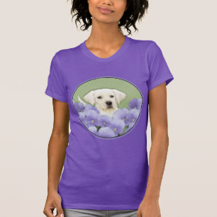 Camiseta Labrador Recuperador Pintura de Cachorro Original 
