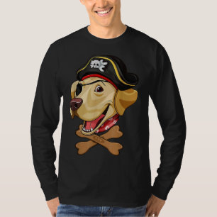 Camiseta Labrador Recuperador Pirata Skull Crossbone Hallow