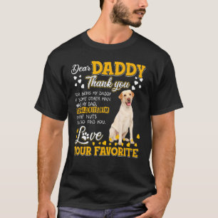 Camiseta Labrador Recuperador Querido Papi Gracias Por Esta