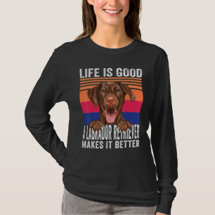 Camiseta Labrador Recuperadores hace que tu vida sea buena