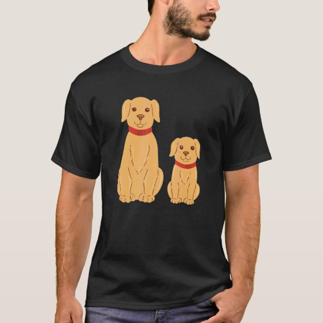 Camiseta Labrador Recuperadores Mascota de Perro (Anverso)