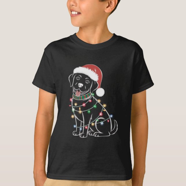 Camiseta Labrador Recuperadores Navidades (Anverso)