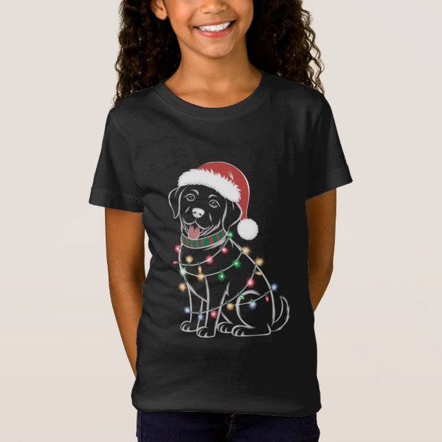 Camiseta Labrador Recuperadores Navidades (Anverso)