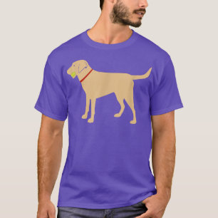 Camiseta Labrador Recuperer Fetch, Ball Amarillo de Juego d