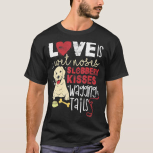 Camiseta Labrador Recuperever Love Is Lab Perg Diciendo Cit