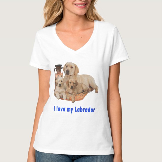 Camiseta Labrador Retriever (Anverso)