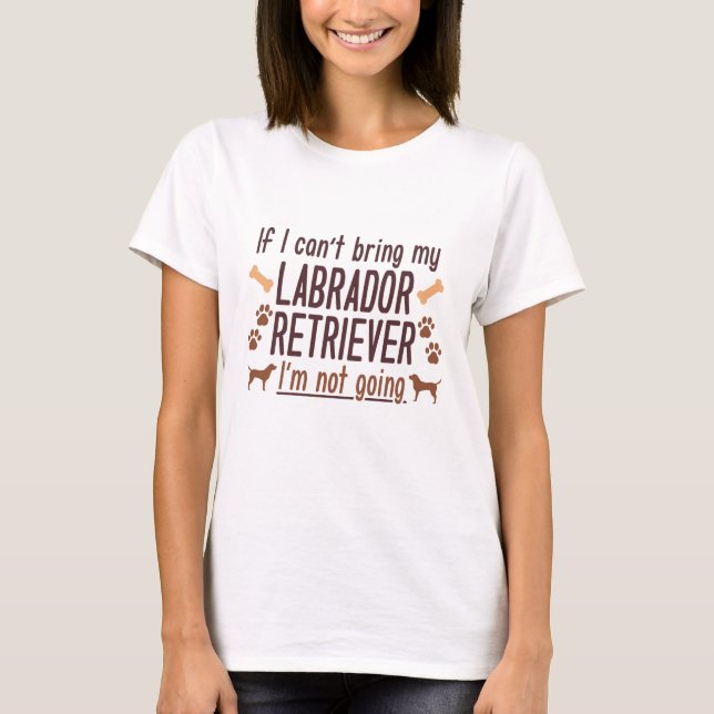Camiseta Labrador Retriever (Anverso)