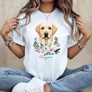 Camiseta Labrador Retriever acuarela