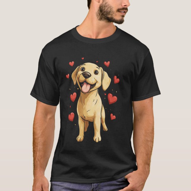 Camiseta Labrador Retriever Adorable (Anverso)