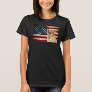 Camiseta Labrador retriever American Flag labra Animal