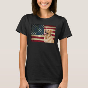 Camiseta Labrador retriever American Flag labra Animal
