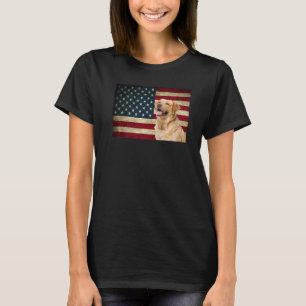 Camiseta Labrador retriever American Flag labra Animal