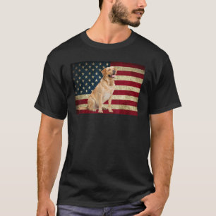 Camiseta Labrador retriever American Flag labra Animal
