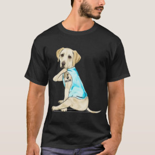 Camiseta Labrador Retriever amo a mamá tatuado perro mamá d