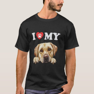 Camiseta Labrador Retriever Amo A Mi Perro Amante Divertido