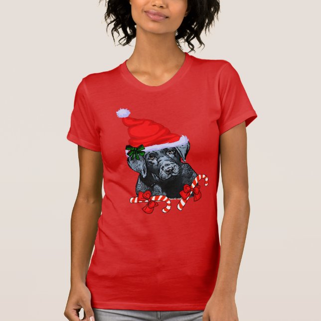 Camiseta Labrador Retriever Aovers Navidades (Anverso)