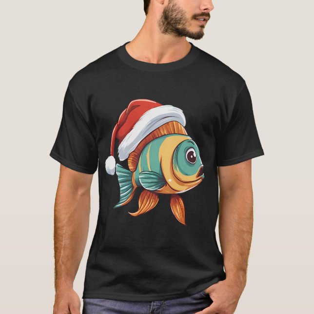 Camiseta Labrador Retriever Chocolate perro Navidad (Anverso)