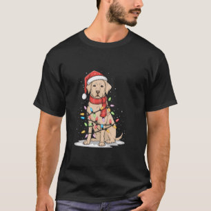 Camiseta Labrador Retriever con Navidades Santa hat L