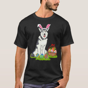 Camiseta Labrador Retriever conejo divertido cazando huevos