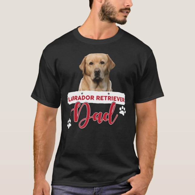 Camiseta Labrador Retriever Dad (Anverso)