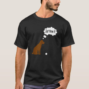 Camiseta Labrador Retriever de chocolate Lab divertido perr