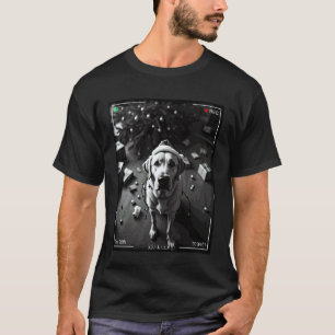 Camiseta Labrador Retriever de Navidad Captado por la Cámar