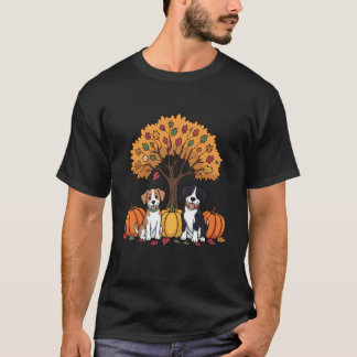 Camiseta Labrador Retriever Día de Acción de Gracias Otoño