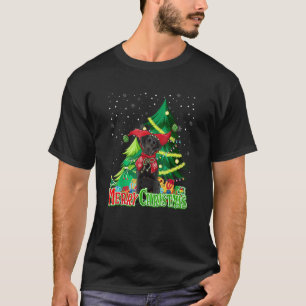 Camiseta Labrador Retriever Gorro de Bufón Santa Perro Navi
