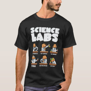 Camiseta Labrador Retriever Laboratorios de Ciencia Amantes