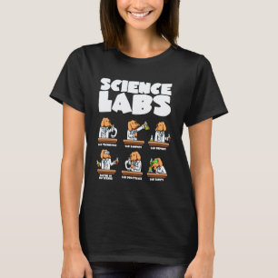 Camiseta Labrador Retriever Laboratorios de Ciencia Amantes