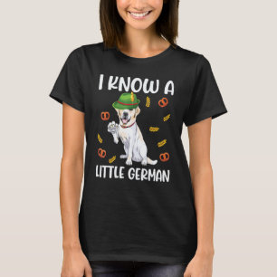 Camiseta Labrador Retriever Lederhosen Bávaro Sé Poco