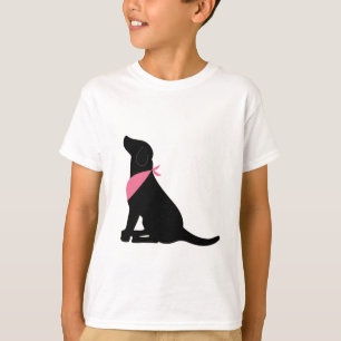 Camiseta Labrador retriever negro