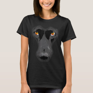 Camiseta Labrador Retriever Negro Cara de Perro Perros Padr