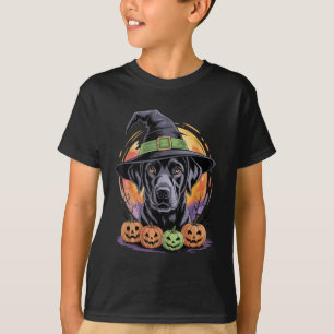 Camiseta Labrador Retriever Negro Halloween Para Hombres Mu