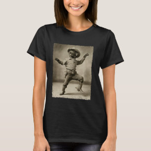 Camiseta Labrador Retriever Negro Perro Divertido Vaquero